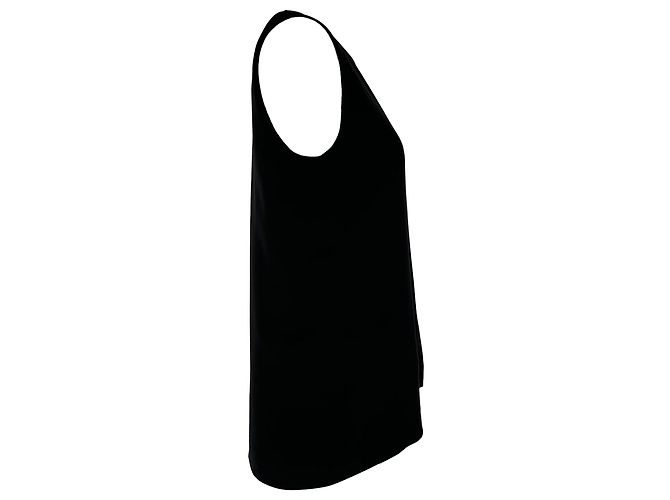 Blusa sin mangas boxy Acne Studios en poliéster negro - vista 2