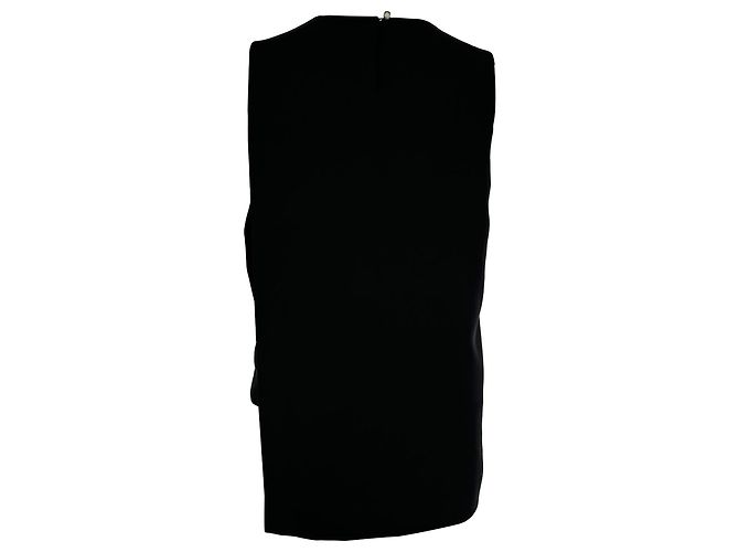 Blusa sin mangas boxy Acne Studios en poliéster negro - vista 3