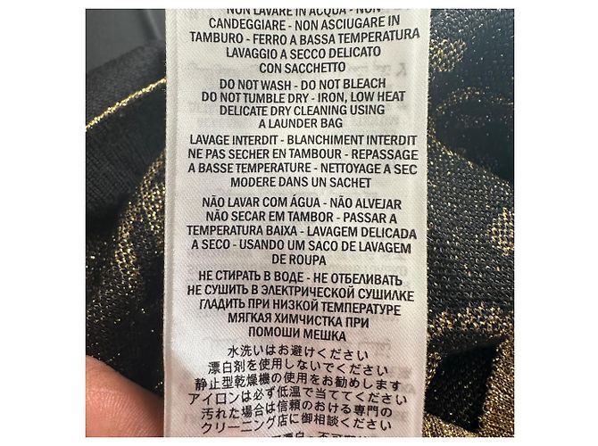 Gucci Jacquard-Cardigan aus schwarzer Wolle - Ansicht 9