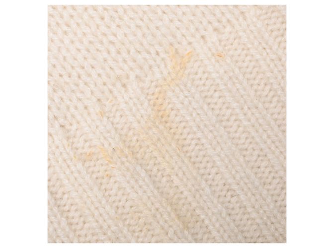 Dior J'Adior Intarsia Pullover aus weißem Kaschmir - Ansicht 11