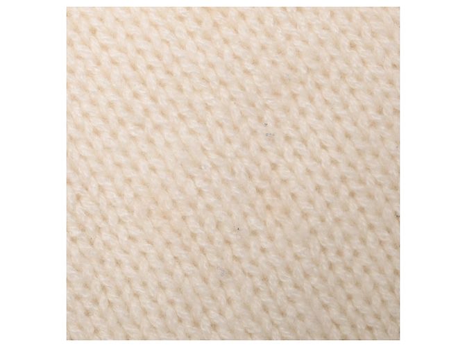 Dior J'Adior Intarsia Pullover aus weißem Kaschmir - Ansicht 8