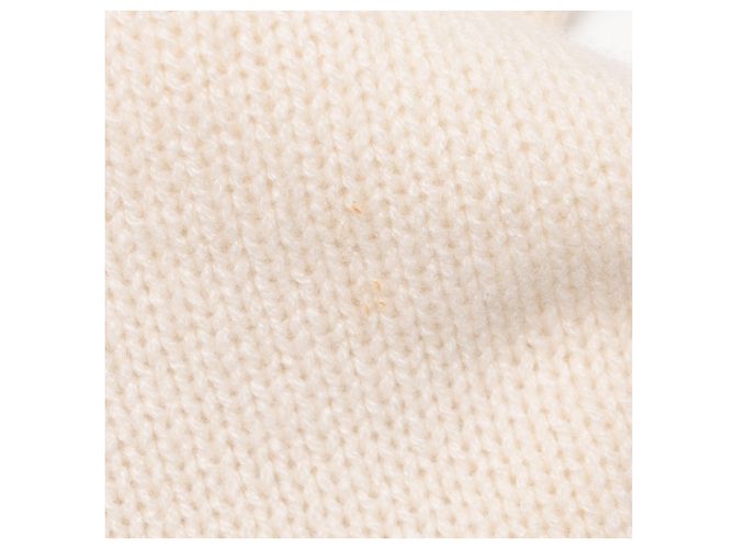 Dior J'Adior Intarsia Pullover aus weißem Kaschmir - Ansicht 9