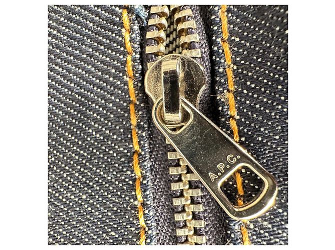 Apc Bolso Tote A.P.C. Axel E/W de denim azul en algodón - vista 10
