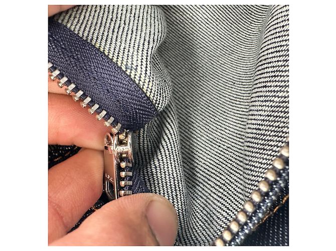 Apc Bolso Tote A.P.C. Axel E/W de denim azul en algodón - vista 11