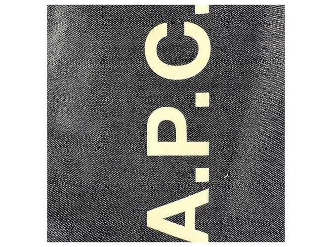 Apc Bolso Tote A.P.C. Axel E/W de denim azul en algodón - vista 7