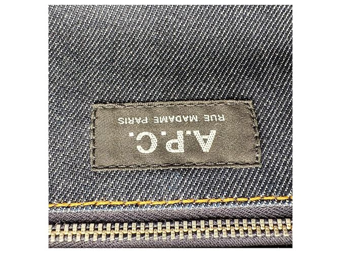 Apc Bolso Tote A.P.C. Axel E/W de denim azul en algodón - vista 9