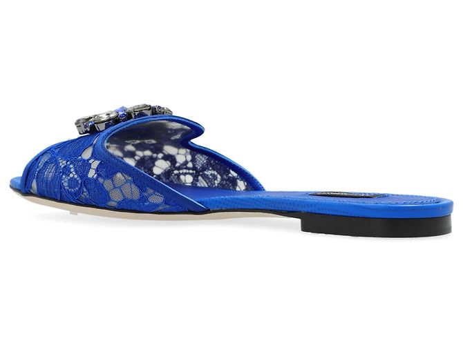 Dolce & Gabbana Sandali Bianca Blu - vista 3