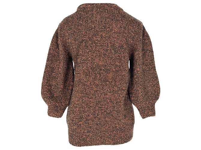 Anine Bing Rosalind Strickpullover aus brauner Alpaka-Wolle - Ansicht 3