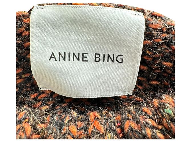 Anine Bing Rosalind Strickpullover aus brauner Alpaka-Wolle - Ansicht 4