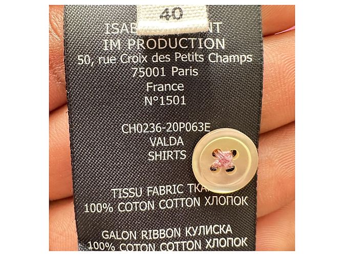 Isabel Marant Etoile Bluse mit Rüschen aus rosa Baumwolle - Ansicht 6