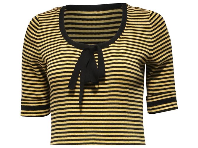 Top in maglia a righe Marc Jacobs in cotone multicolore - vista 2