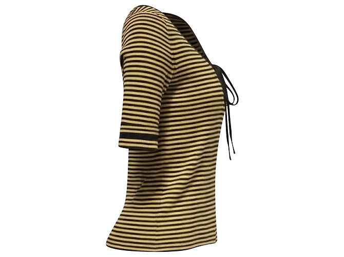 Top in maglia a righe Marc Jacobs in cotone multicolore - vista 3
