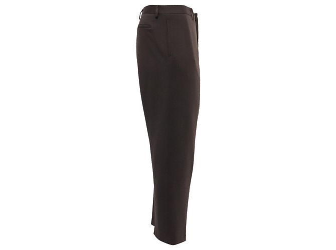 Pantaloni eleganti Loewe in viscosa marrone - vista 2