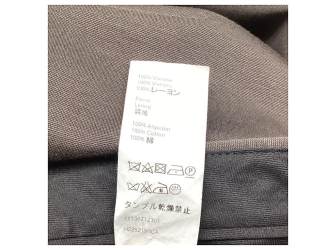 Pantaloni eleganti Loewe in viscosa marrone - vista 6