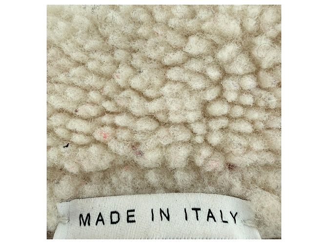 Autre Marque Giacca da aviatore Halfboy in pelle nera con shearling - vista 8