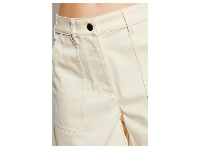 Moncler Shorts aus Baumwolle Creme - Ansicht 5