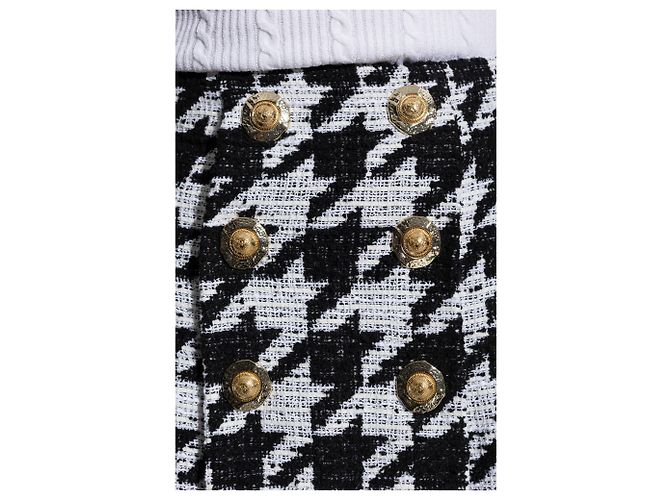 Balmain Falda con estampado de pata de gallo - vista 5