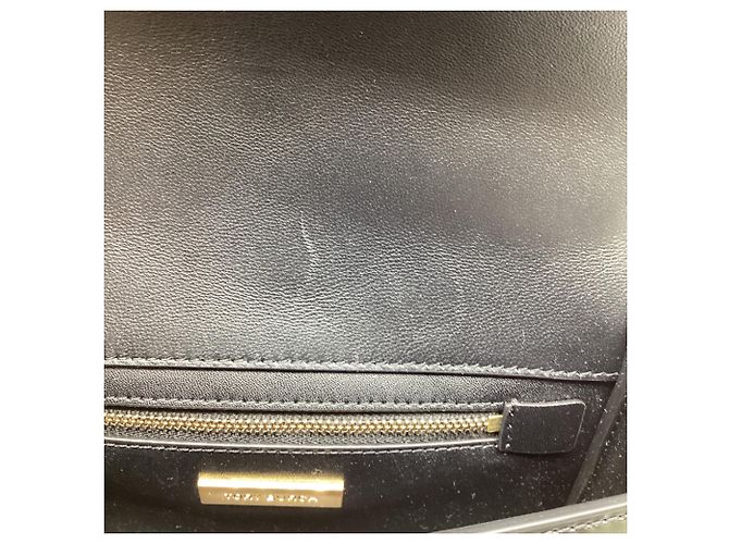 Borsa a spalla convertibile Small Fleming Marquetry Tory Burch in pelle nera - vista 9