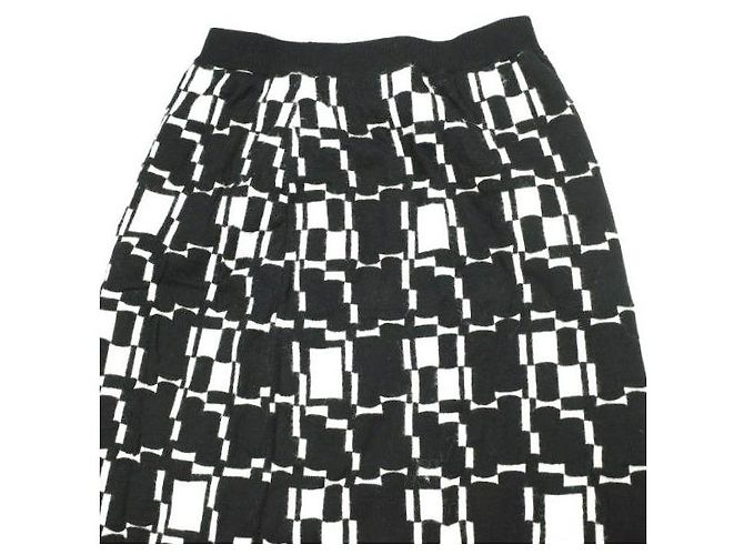 Autre Marque Falda de punto geométrica Ray BEAMS - vista 4
