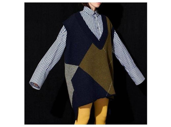 Autre Marque INSCRIRE Chaleco Argyle Chaleco de lana - vista 3