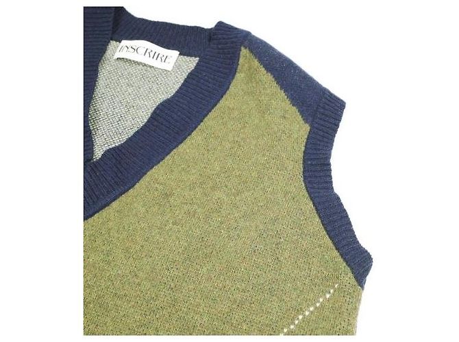 Autre Marque INSCRIRE Chaleco Argyle Chaleco de lana - vista 5