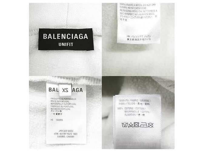 Sudadera con capucha de algodón Balenciaga - vista 10