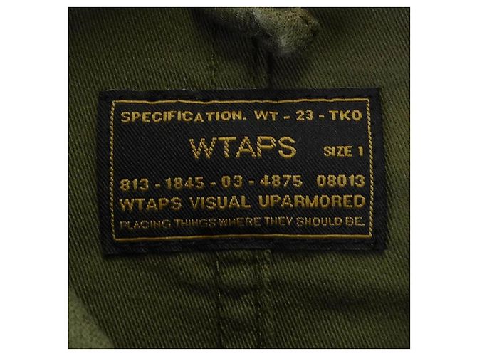 Autre Marque Camisa WTAPS de algodón verde caqui - vista 4