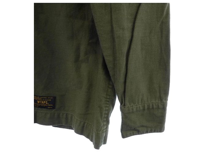 Autre Marque Camisa WTAPS de algodón verde caqui - vista 6