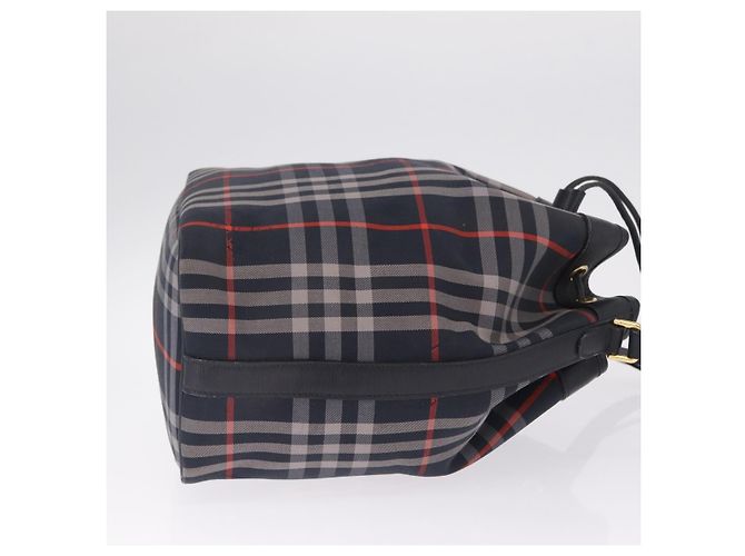 Borsa a tracolla Burberry Nova Check in tela - vista 3