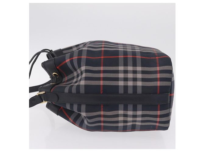 Borsa a tracolla Burberry Nova Check in tela - vista 4
