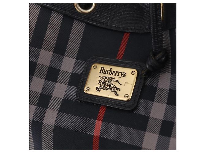 Borsa a tracolla Burberry Nova Check in tela - vista 6
