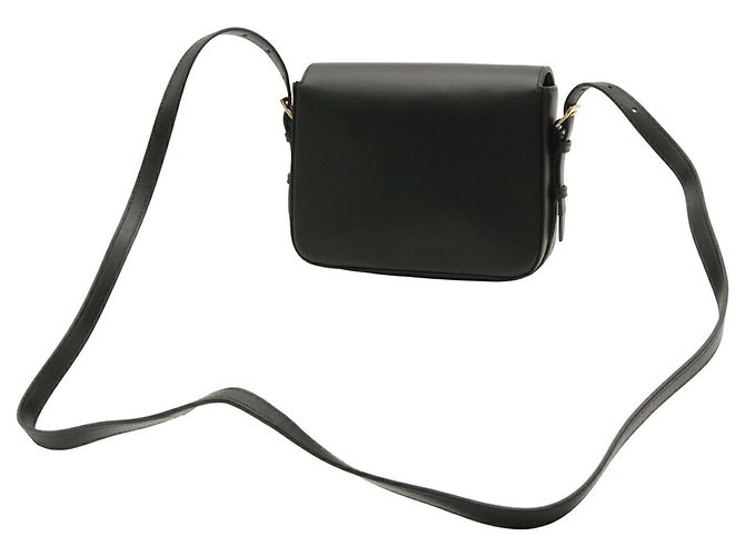 Clutch e borsa a tracolla Burberry in pelle nera - vista 3