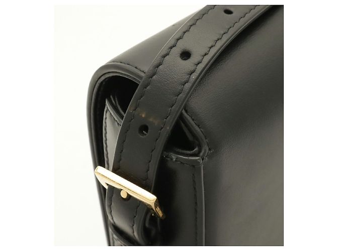 Clutch e borsa a tracolla Burberry in pelle nera - vista 6