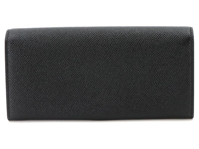 Bulgari Cartera larga bi-fold Bvlgari de cuero negro - vista 3