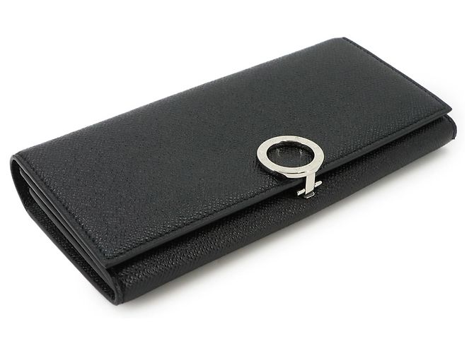 Bulgari Cartera larga bi-fold Bvlgari de cuero negro - vista 5