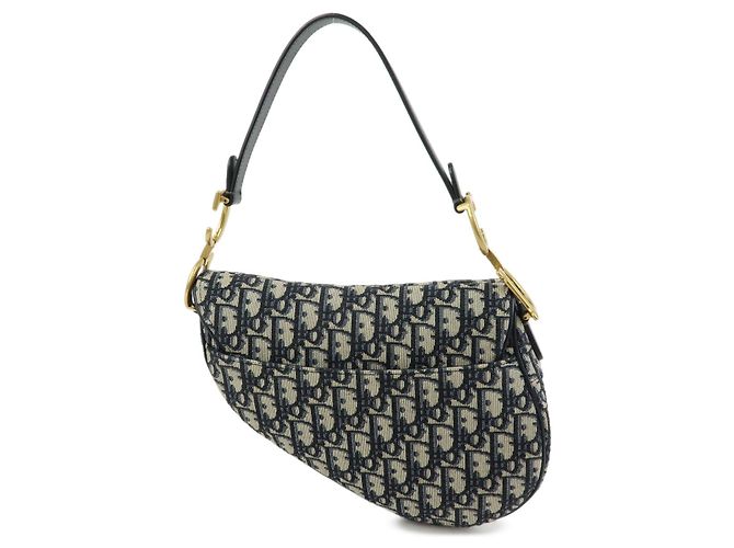 Christian Dior Saddle Oblique Canvas Small - vista 2
