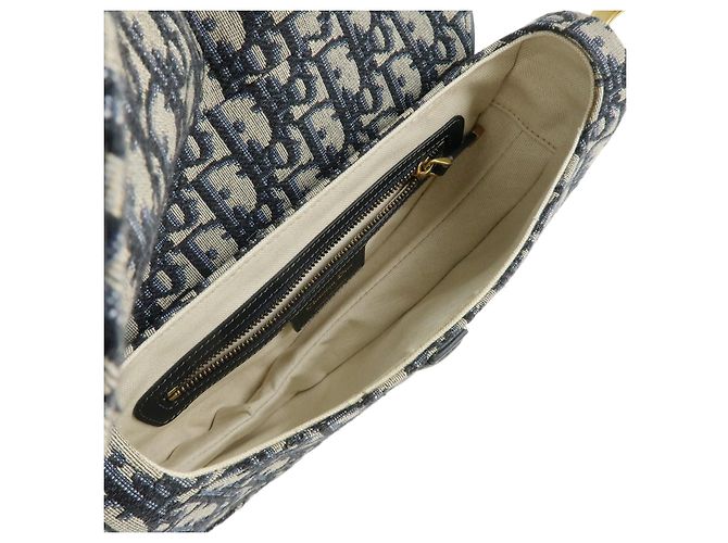 Christian Dior Saddle Oblique Canvas Small - vista 3