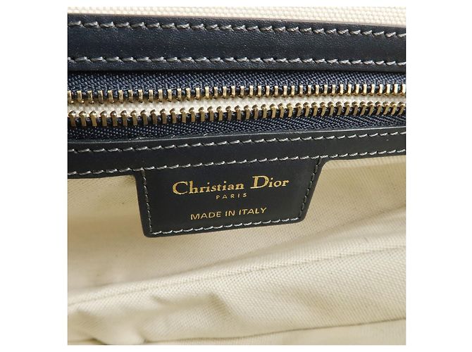 Christian Dior Saddle Oblique Canvas Small - vista 4