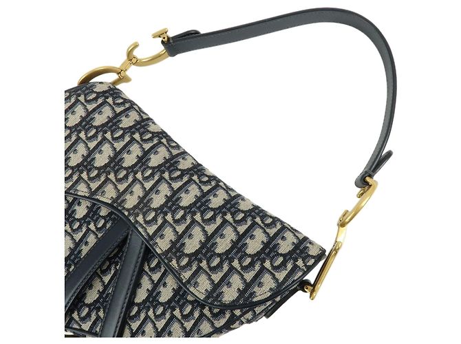 Christian Dior Saddle Oblique Canvas Small - vista 5