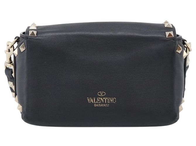 Valentino Garavani Rockstud Flip Lock Flap Leather Mini - vista 2