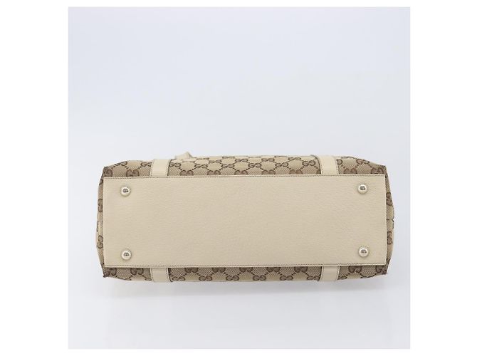 Borsa Gucci Abbey Zip Tote GG Canvas and Leather Medium - vista 5