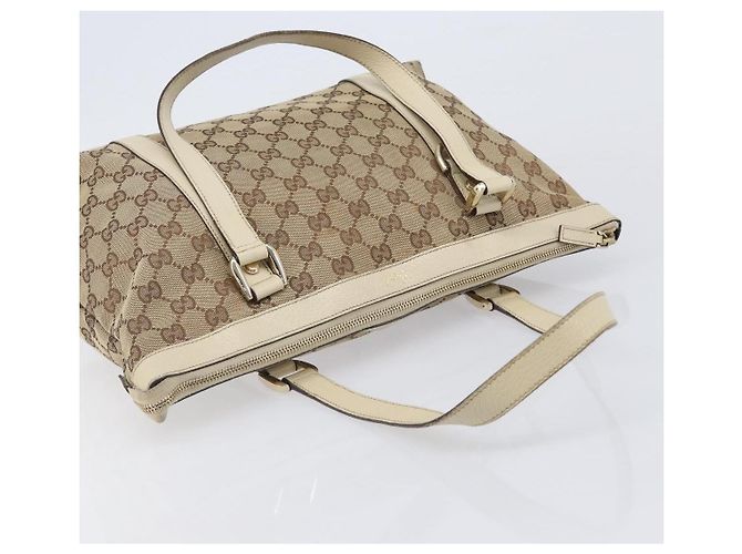 Borsa Gucci Abbey Zip Tote GG Canvas and Leather Medium - vista 6
