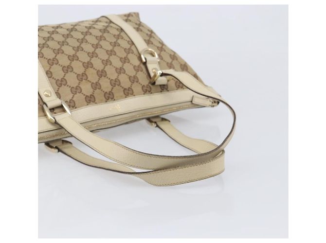 Borsa Gucci Abbey Zip Tote GG Canvas and Leather Medium - vista 7