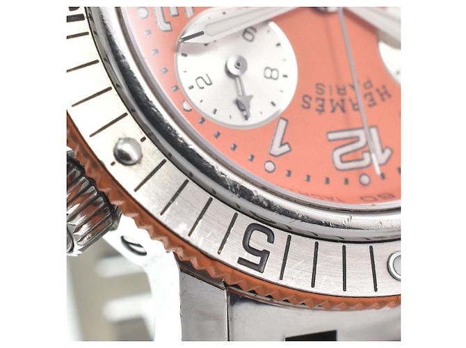 Hermès Hermes Clipper Diver Chronograph Quartz Stainless Steel and Rubber 33 - Ansicht 7