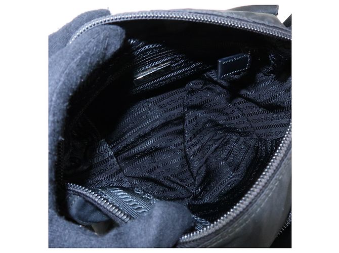 Prada Sac Messager Tessuto Small avec Boucle Zippée - vue 5