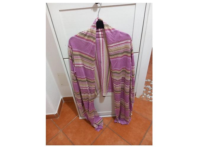 Cardigan Loro Piana a righe - vista 3