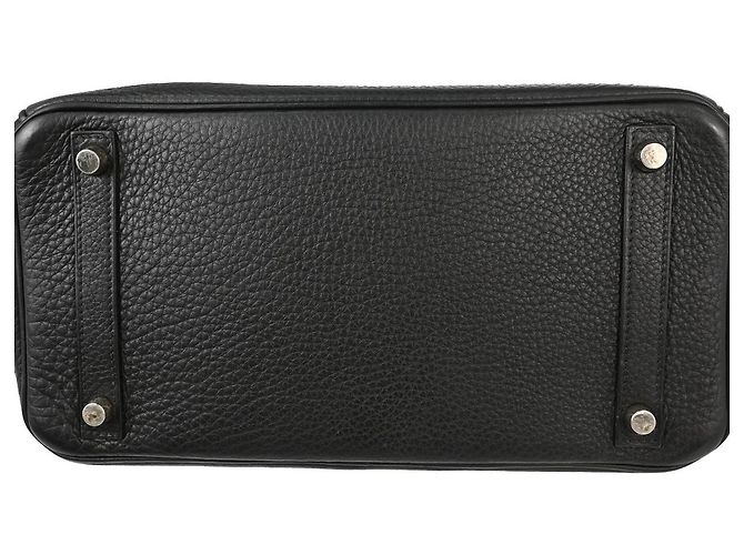 Hermès Hermes Birkin Black Clemence com Palladium Hardware 30 - vista 4