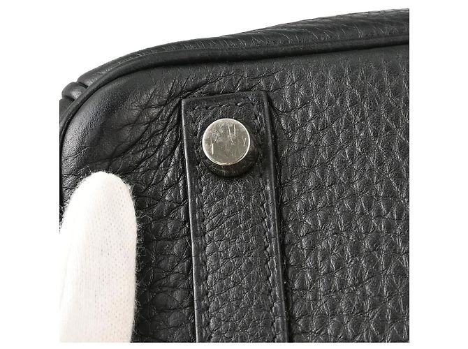 Hermès Hermes Birkin Black Clemence com Palladium Hardware 30 - vista 5