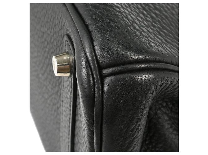 Hermès Hermes Birkin Black Clemence com Palladium Hardware 30 - vista 6