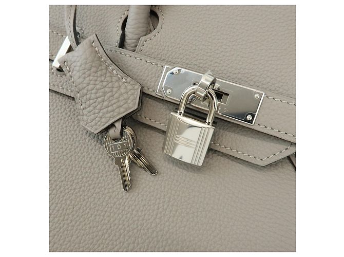 Hermès Hermes Birkin Grey Togo con Palladium Hardware 30 - vista 7